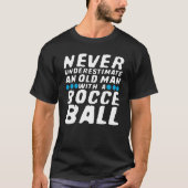 Bocce Grandpa Bocce Ball T-shirt (Voorkant)