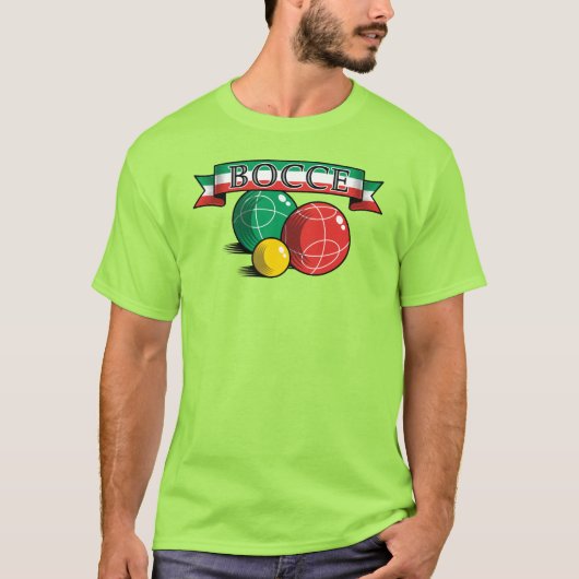 Bocce in Banner T-shirt (Voorkant)