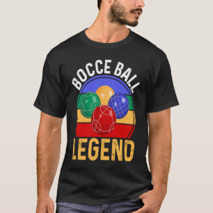 Bocce Italy Bowling Boules Sports Bocce Ball Leg T-shirt