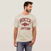 Bocce Kapitein T-shirt (Voorkant volledig)