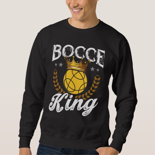 Bocce King Bocce Ball Trui (Voorkant)