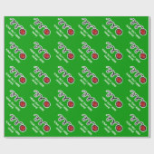 Bocce kogelpatroon inpakpapier | Aangepast ontwerp (Vlak)