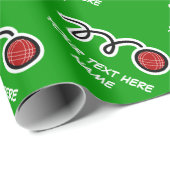 Bocce kogelpatroon inpakpapier | Aangepast ontwerp (Rol Hoek)