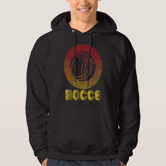Bocce Lawn Bowling Game Ball Player Boccia Boule Hoodie (Voorkant)