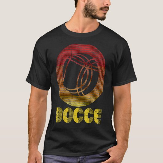 Bocce Lawn Bowling Game Ball Player Boccia Boule T-shirt (Voorkant)