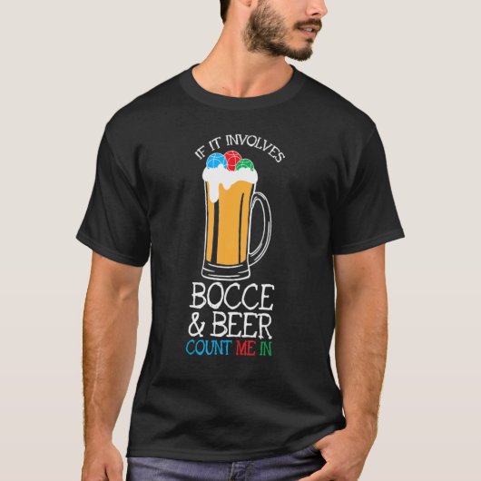 Bocce of Bocce tijdens het T-shirt (Voorkant)