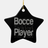 Bocce Player Extraordinaire Keramisch Ornament (Voorkant)