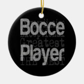 Bocce Player Extraordinaire Keramisch Ornament (Voorkant)