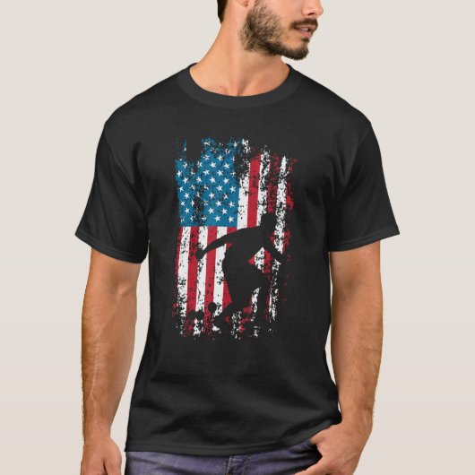 bocce Player - Lawn Bowling Game Ball Fan T-shirt (Voorkant)