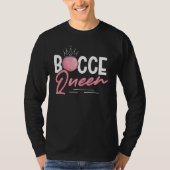 Bocce Queen Bocce Ball T-shirt (Voorkant)