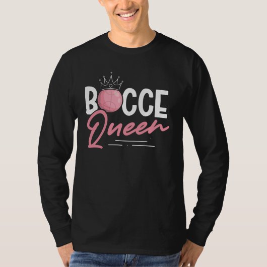 Bocce Queen Bocce Ball T-shirt (Voorkant)