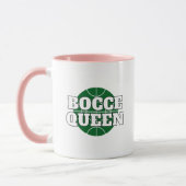 Bocce Queen Grappige koffie mok voor Bocci speler (Links)