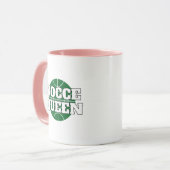 Bocce Queen Grappige koffie mok voor Bocci speler (Voorkant links)
