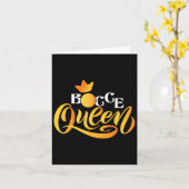 Bocce Queen - Lawn Bowling spel Boule Byll spel NL Kaart (Gele Bloem)