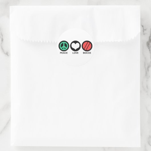 Bocce Ronde Sticker (Tas)