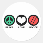 Bocce Ronde Sticker (Voorkant)