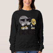 Bocce Slogan Bocci spellen met Jack Bocce Trui (Voorkant)