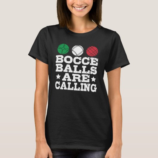 Bocce Sport Bocce Player Italy Bowling Bocce B T-shirt (Voorkant)