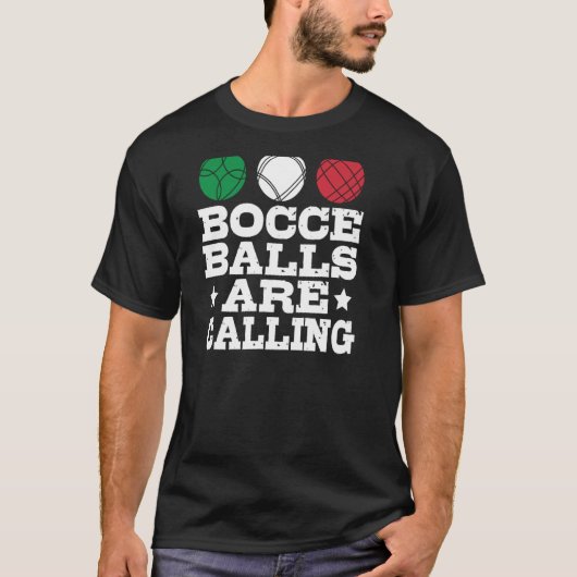 Bocce Sport Bocce Player Italy Bowling Bocce B T-shirt (Voorkant)