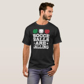 Bocce Sport Bocce Player Italy Bowling Bocce B T-shirt (Voorkant volledig)