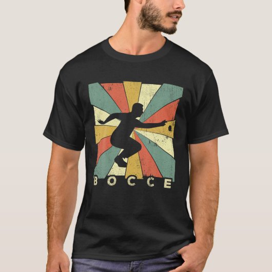 Bocce Sport Retro T-shirt (Voorkant)