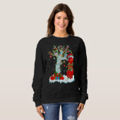 Bocce Sports Xmas Tree Lighting Snowman Bocce Chri Trui (Voorkant volledig)