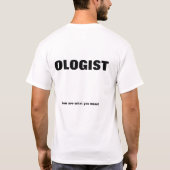 BOCCEOLOGIST-SHIRT T-SHIRT (Achterkant)