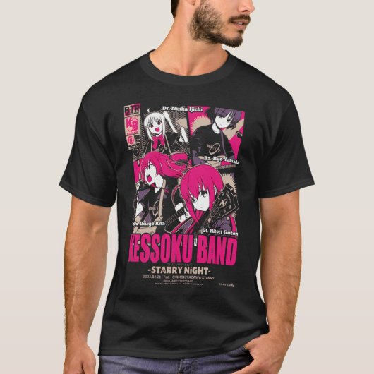 Bocchis The Rocks Kessokus Band T-shirt (Voorkant)