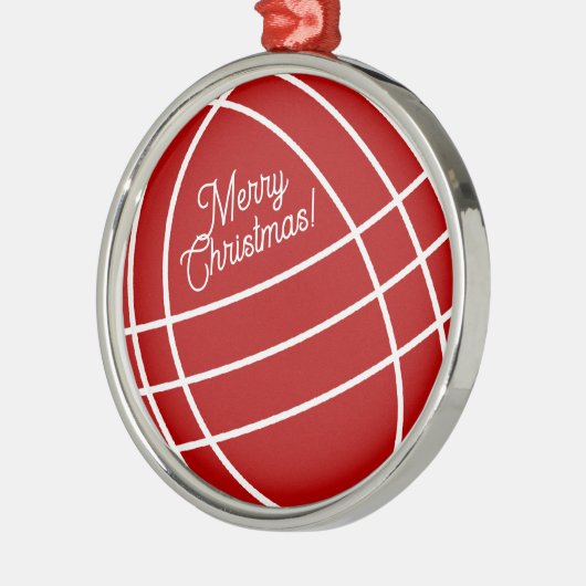Bocci bal Kerstboom ornament cadeau (Links)