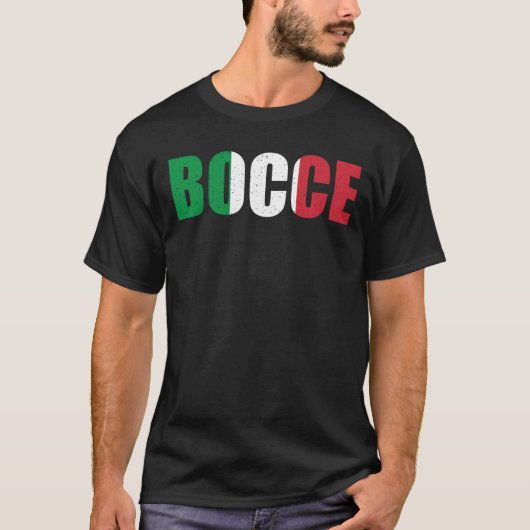 Bocci Game Bocce Sport Fan Italy Bowling Bocce B T-shirt (Voorkant)