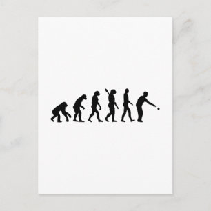 Boccia boule-evolutie briefkaart