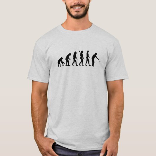 Boccia boule-evolutie t-shirt (Voorkant)