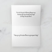 Boccia Boy Reference met Paddle Birthday Card Kaart (Binnen)