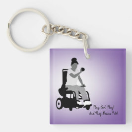 Boccia Girl Hair Up Key ring Sleutelhanger