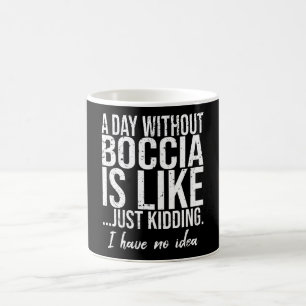 Boccia grappig sport cadeau idee koffiemok