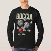 Boccia Player Cloding with Dabbing Boccia Balls T-shirt (Voorkant)