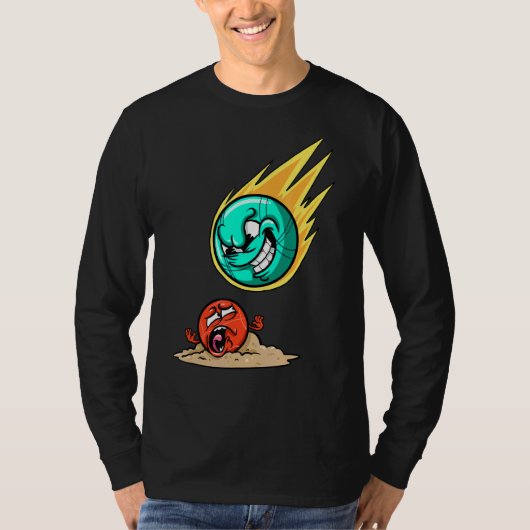 Boccia Set Boccia Player Flying Bocce Ball Boccia T-shirt (Voorkant)
