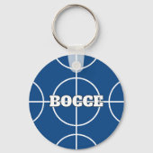 Boccie bal sleutelhanger met aangepaste kleur en t (Achterkant)