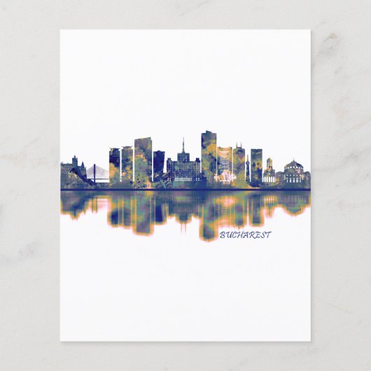 Bocharest Skyline Flyer (Achterkant)