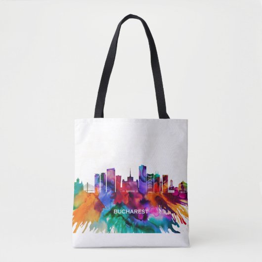 Bocharest Skyline Tote Bag (Voorkant)