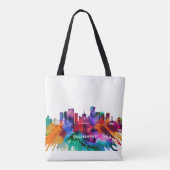 Bocharest Skyline Tote Bag (Achterkant)