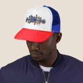 Bocharest Skyline Trucker Pet (In situ)