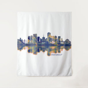 Bocharest Skyline Wandkleed