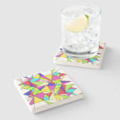 BoChic. Stenen Onderzetter (Zijkant)