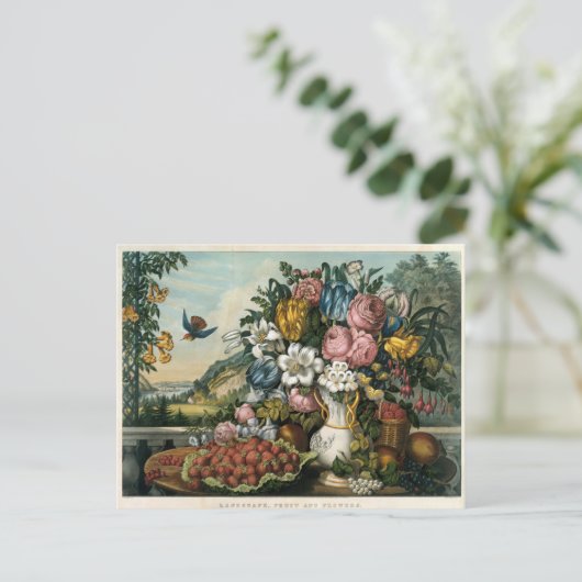  bocht en boomgaard briefkaart (Staand voorkant)