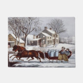  bocht en winterslaap deurmat (Voorkant)