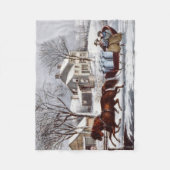 bocht en winterslaap fleece deken (Voorkant)