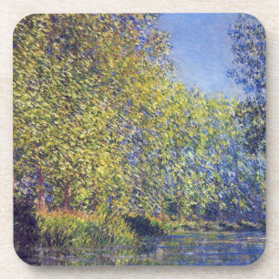 Bocht in de Epte rivier bij Giverny door Claude Mo Bier Onderzetter