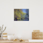 Bocht in de Epte rivier bij Giverny door Claude Mo Poster (Keuken)