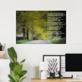 Bocht op de weg poster (Thuiskantoor)